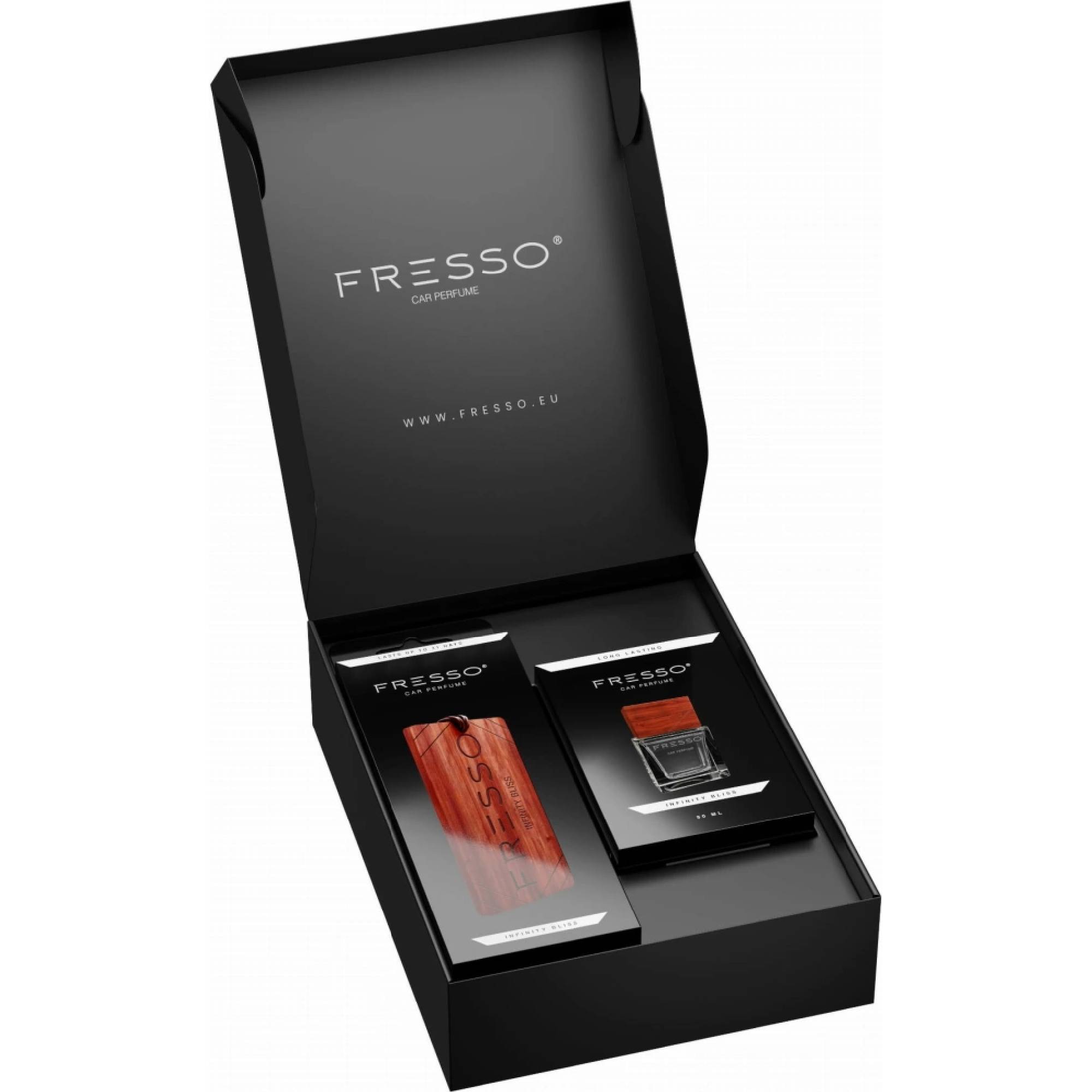 Fresso Mini GIFT BOX parfém a závěsná vůně do interiéru - Infinity Bliss